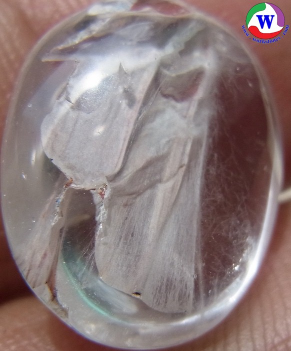 รูปภาพที่6 ของสินค้า : แก้วโป่งข่ามนำโชค ชนิดแก้วพิรุณสีชมพูอ่อน T-8147